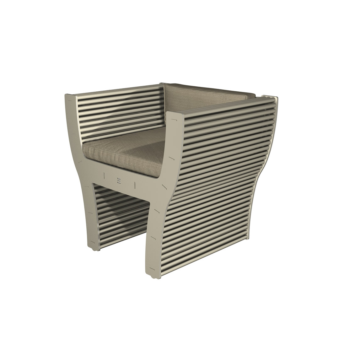 OH my! - Outdoor Tub Chair by ACESO - Almond